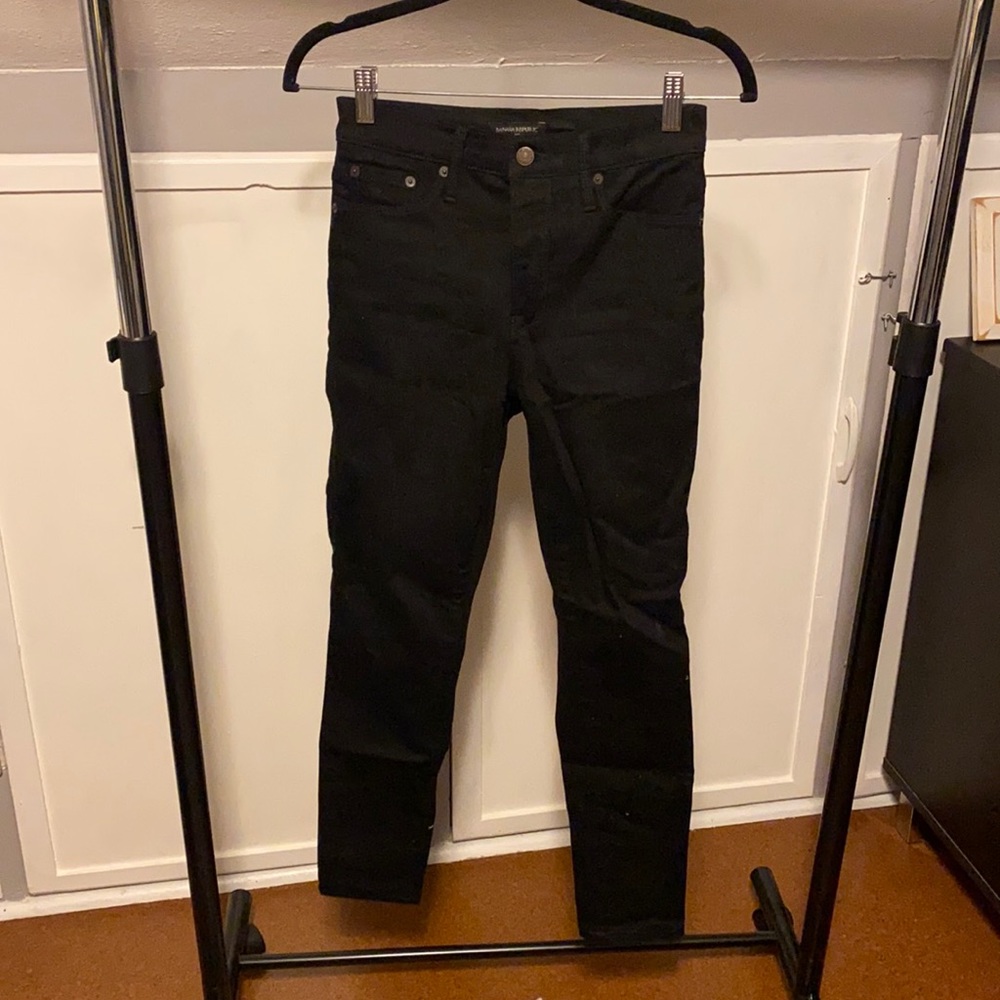 Banana republic high rise black Jeans